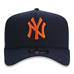 BONE NEW ERA 9FORTY A-FRAME SNAPBACK ABA CURVA NEW YORK YANKEES NAVY (MARINHO) | MBI21BON144 - comprar online