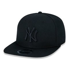 BONE 9FIFTY ORIGINAL FIT ABA RETA MLB NEW YORK YANKEES BLACK (PRETO) | MBPERBON019