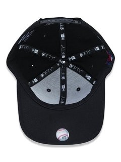BONE 9FIFTY ORIGINAL FIT ABA RETA MLB NEW YORK YANKEES BLACK (PRETO) | MBPERBON019 - loja online