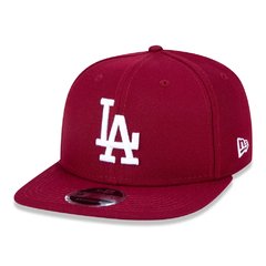 BONE NEW ERA 9FIFTY ORIGINAL FIT SNAPBACK BASIC PRETO LOS ANGELES DODGERS (LA) CARDINAL (VINHO) | MBPERBON271
