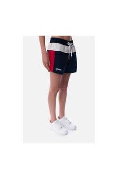SHORTS APPROVE RETROPIA AZUL E VERMELHO | 4880 na internet