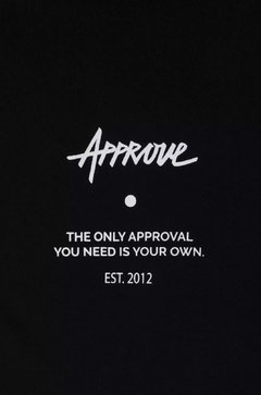 CAMISETA APPROVE MANGA LONGA YOURSELF PRETO | 4894 - comprar online