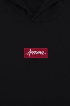 MOLETOM CANGURU APPROVE BOX CLASSIC PRETO E VERMELHO | 4965 - comprar online
