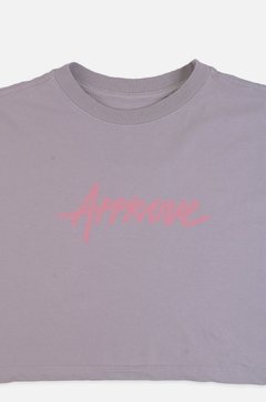 CROPPED BOLD APPROVE NEW CLASSIC CINZA COM ROSA | 5153 - comprar online