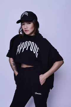 CROPPED BOLD APPROVE BEYOND LINES PRETO | 5721 - comprar online