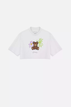CROPPED APPROVE BOLD TEDDY BEAR BRANCO | 5926