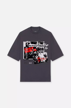 CAMISETA APPROVE OVERSIZED APPROVE X CBJR CINZA CHUMBO | 6734