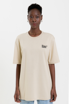 CAMISETA BAW REGULAR SERIF BEGE | 73168011