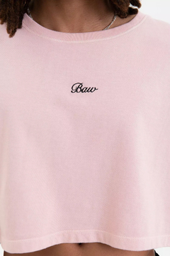 CROPPED BAW CLASSY LOGO ROSA CLARO | 73310043 - comprar online