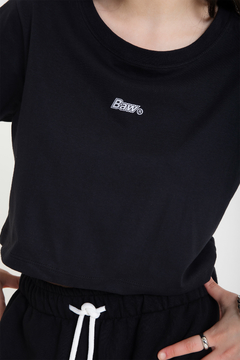CROPPED BAW ENERGY LOGO PRETO | 74898040 - comprar online