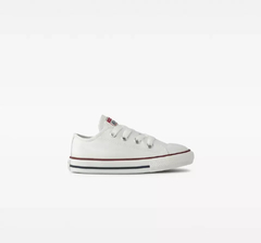 TENIS CONVERSE KIDS CHUCK TAYLOR ALL STAR BRANCO/BRANCO/MARINHO | CK00010001