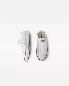 TENIS INFANTIL CHUCK TAYLOR ALL STAR BRANCO/BRANCO/MARINHO | CK00020001 - LOJA IZZY