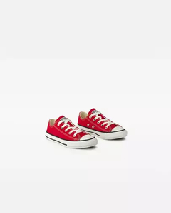 TENIS CONVERSE KIDS CHUCK TAYLOR ALL STAR VERMELHO/CRU/PRETO | CK00020004 - LOJA IZZY