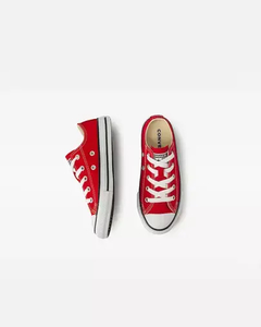 TENIS CONVERSE KIDS CHUCK TAYLOR ALL STAR VERMELHO/CRU/PRETO | CK00020004 - comprar online