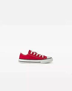 TENIS CONVERSE KIDS CHUCK TAYLOR ALL STAR VERMELHO/CRU/PRETO | CK00020004