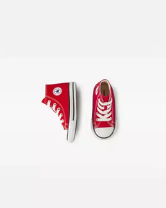 TENIS KIDS CONVERSE CHUCK TAYLOR ALL STAR VERMELHO/CRU/PRETO | CK00030004 - LOJA IZZY