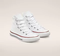 TENIS KIDS CONVERSE CHUCK TAYLOR ALL STAR BRANCO/BRANCO/MARINHO | CK00040001 - loja online