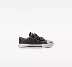 TENIS KIDS CONVERSE CHUCK TAYLOR ALL STAR 2V PRETO/VERMELHO/BRANCO | CK04180003
