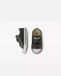 TENIS KIDS CONVERSE CHUCK TAYLOR ALL STAR 2V PRETO/VERMELHO/BRANCO | CK04180003 - LOJA IZZY