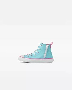TENIS KIDS CONVERSE CHUCK TAYLOR ALL STAR AZUL CLARO/ROSA CHOQUE/BRANCO | CK09090002 - comprar online