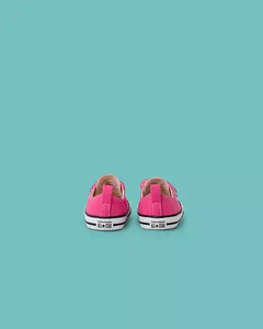 TENIS KIDS CONVERSE CHUCK TAYLOR ALL STAR 2V SEASONAL ROSA MORANGO/PRETO/BRANCO | CK09610009 - loja online