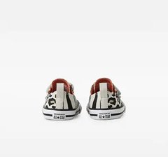 TENIS KIDS CONVERSE CHUCK TAYLOR ALL STAR 2V BEGE/LARANJA ESCURO/BRANCO | CK09910001 - loja online