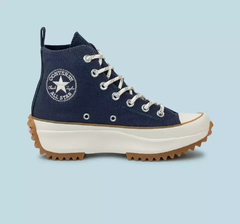 TENIS CONVERSE RUN STAR HIKE CANO ALTO MARINHO ESCURO/AMENDOA/MARROM CLARO | CO04360001