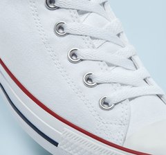 CT00040001 TENIS ADULTO CANO ALTO CHUCK TAYLOR ALL STAR BRANCO/BRANCO/MARINHO na internet