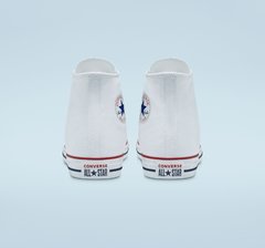 CT00040001 TENIS ADULTO CANO ALTO CHUCK TAYLOR ALL STAR BRANCO/BRANCO/MARINHO