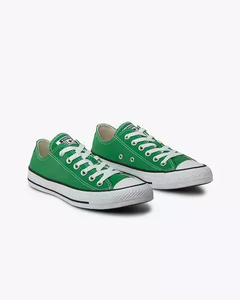 TENIS ADULTO CHUCK TAYLOR ALL STAR SEASONAL VERDE FLORESTA/PRETO/BRANCO | CT00100007 - loja online