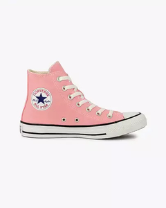 TENIS ADULTO CONVERSE CANO ALTO CHUCK TAYLOR ALL STAR SEASONAL FLAMINGO/PRETO/BRANCO | CT04190067