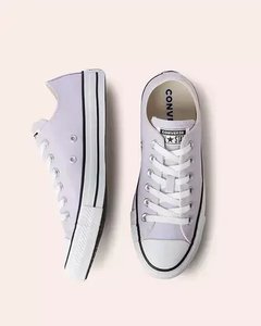 TENIS ADULTO CONVERSE CHUCK TAYLOR ALL STAR SEASONAL ROSA PALIDO/PRETO/BRANCO | CT04200060 - LOJA IZZY