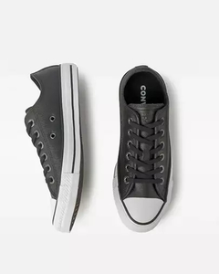 TENIS ADULTO CHUCK TAYLOR ALL STAR OX PRETO/PRETO/BRANCO | CT04480002 - LOJA IZZY