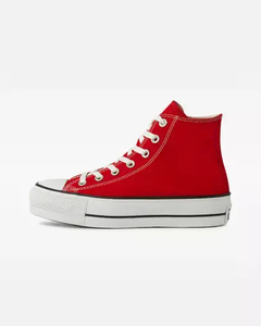 TENIS CONVERSE ADULTO CANO ALTO CHUCK TAYLOR ALL STAR LIFT VERMELHO/PRETO/VERMELHO | CT04940002 - loja online