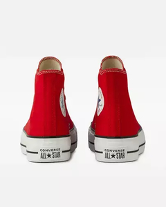 TENIS CONVERSE ADULTO CANO ALTO CHUCK TAYLOR ALL STAR LIFT VERMELHO/PRETO/VERMELHO | CT04940002 - LOJA IZZY