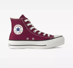 TENIS ADULTO CONVERSE CHUCK TAYLOR ALL STAR LIFT BORDO/PRETO/BRANCO | CT04940004