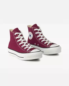 TENIS ADULTO CONVERSE CHUCK TAYLOR ALL STAR LIFT BORDO/PRETO/BRANCO | CT04940004 na internet