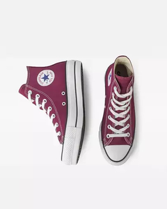 TENIS ADULTO CONVERSE CHUCK TAYLOR ALL STAR LIFT BORDO/PRETO/BRANCO | CT04940004 - LOJA IZZY