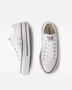 TENIS CONVERSE ADULTO CHUCK TAYLOR ALL STAR LIFT BRANCO/BRANCO/MARINHO | CT04950003 - LOJA IZZY