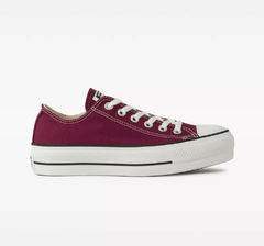 TENIS ADULTO CONVERSE CHUCK TAYLOR ALL STAR LIFT BORDO/PRETO/BRANCO | CT04950004