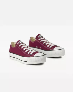 TENIS ADULTO CONVERSE CHUCK TAYLOR ALL STAR LIFT BORDO/PRETO/BRANCO | CT04950004 na internet