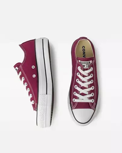 TENIS ADULTO CONVERSE CHUCK TAYLOR ALL STAR LIFT BORDO/PRETO/BRANCO | CT04950004 - LOJA IZZY