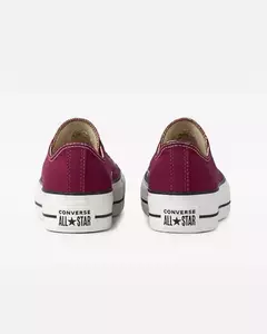 TENIS ADULTO CONVERSE CHUCK TAYLOR ALL STAR LIFT BORDO/PRETO/BRANCO | CT04950004 - loja online