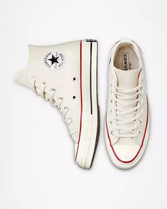 TENIS CONVERSE CHUCK 70 CANO ALTO BEGE CLARO/BRANCO/AMENDOA | CT09550005 - LOJA IZZY