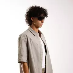 ÓCULOS DE SOL EVOKE ELP 04 SPIKE A01P MIDNIGHT BLACK SILVER GRAY GRADIENT - loja online