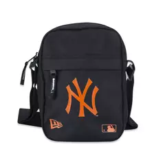 SHOULDER BAG NEW ERA SIDE NEW YORK YANKEES PRETO/LARANJA | MBP22BAG002