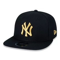 BONE NEW ERA 950 OF SNAPBACK BASIC NEW YORK YANKEES PRETO/GOLD | MBPERBON025