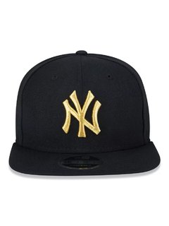 BONE NEW ERA 950 OF SNAPBACK BASIC NEW YORK YANKEES PRETO/GOLD | MBPERBON025 - comprar online