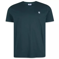 CAMISETA NEW ERA MINI BORDADO NEW YORK YANKEES VERDE ESCURO | MBPERTSH011
