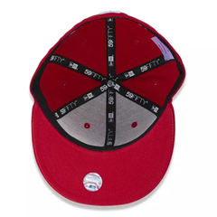 BONE NEW ERA 5950 WHITE ON SCARLET NEYYAN VERMELHO | NEPERBON034 - LOJA IZZY